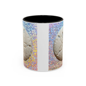 Colorful Mugs (11oz, 15oz), Disco Sand Dollar