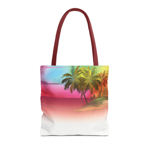 Watercolor Sunset Tote Bag - 3 Sizes