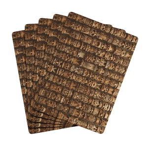Poker Playing Cards - Ancient Tiki Totems