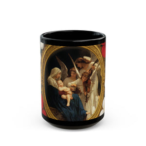 Religious Black Coffee Mug - Song of the Angels