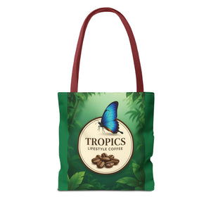 Branded Coffee Butterfly Tote Bag - 3 Sizes