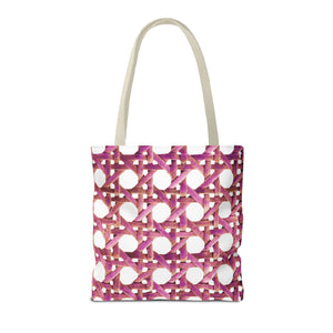 Beach Chair Wicker/Hibiscus Tote Bag - 3 Sizes