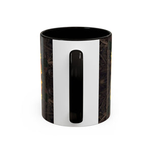 Colorful Mugs (11oz, 15oz), Hibiscus Kaleidoscope #1