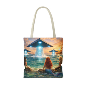 UFOs & Mermaids Tote Bag - 3 Sizes