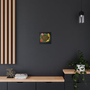 Tropical Wall Art — Tropics Lifestyle Coffee, Seahorse Logo, Black