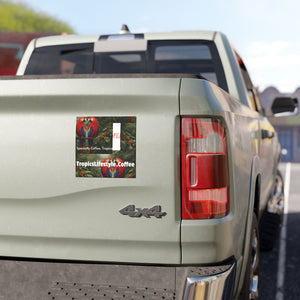 Car Magnet — Tropics Lifestyle Coffee Logo (Luxury Coffee, Tropical Soul)