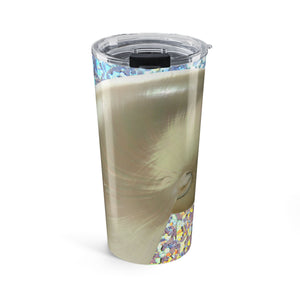20oz Tumbler – Disco Nautilus Shell Glitter Insulated Travel Cup