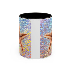 Colorful Mugs (11oz, 15oz), Disco Starfish