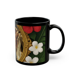 Religious Black Coffee Mug - Song of the Angels