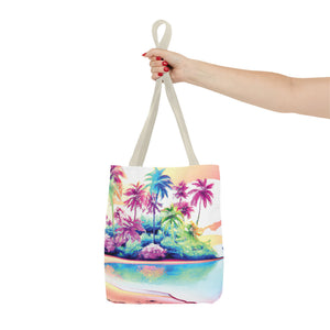 Watercolor Beach Tote Bag - 3 Sizes