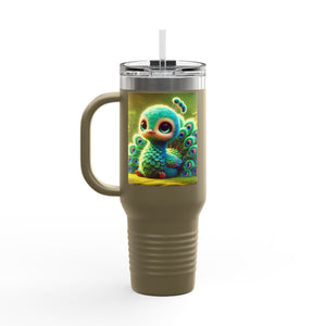 Insulated Travel Mug, 40oz / Baby Peacock - Perfect for Outdoor Adventures