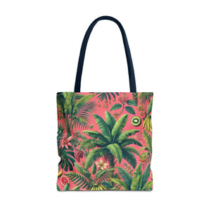 More Tropical Fruit/Coral Tote Bag - 3 Sizes