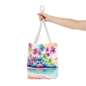 Watercolor Beach Tote Bag - 3 Sizes