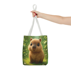 Baby Capybara Tote Bag - 3 Sizes
