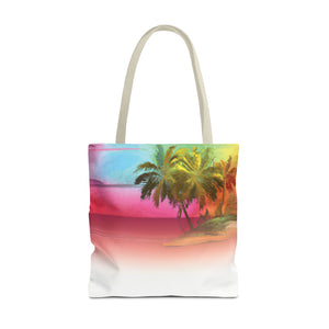 Watercolor Sunset Tote Bag - 3 Sizes