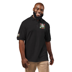 ‘Good Vibes’ Embroidered Polo ~ Tropics Lifestyle Coffee Logo, Many Colors