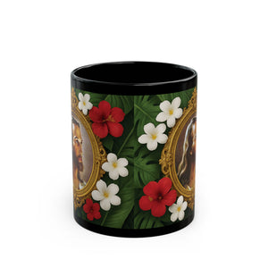 Black Coffee Mug, Religious - Head of Christ