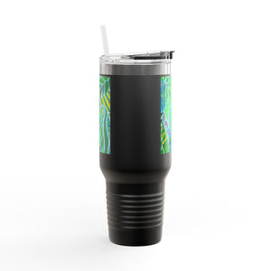Amazon Whimsy/Green Insulated Travel Mug - 40oz - Perfect for Outdoor Adventures