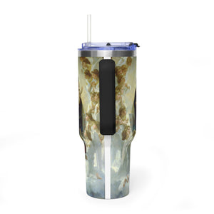 40oz Vacuum Tumbler - Madonna and Child with Angels Stainless Travel Mug