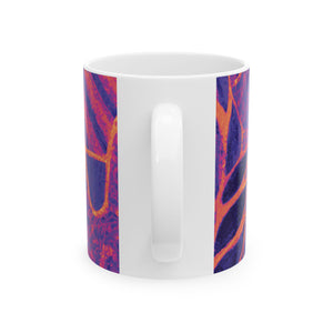 Ceramic White Mug - 11oz & 15oz, Amazon Whimsy, Heatwave
