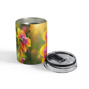 10oz Floral Tumbler — Fiesta Orchid Insulated Cup