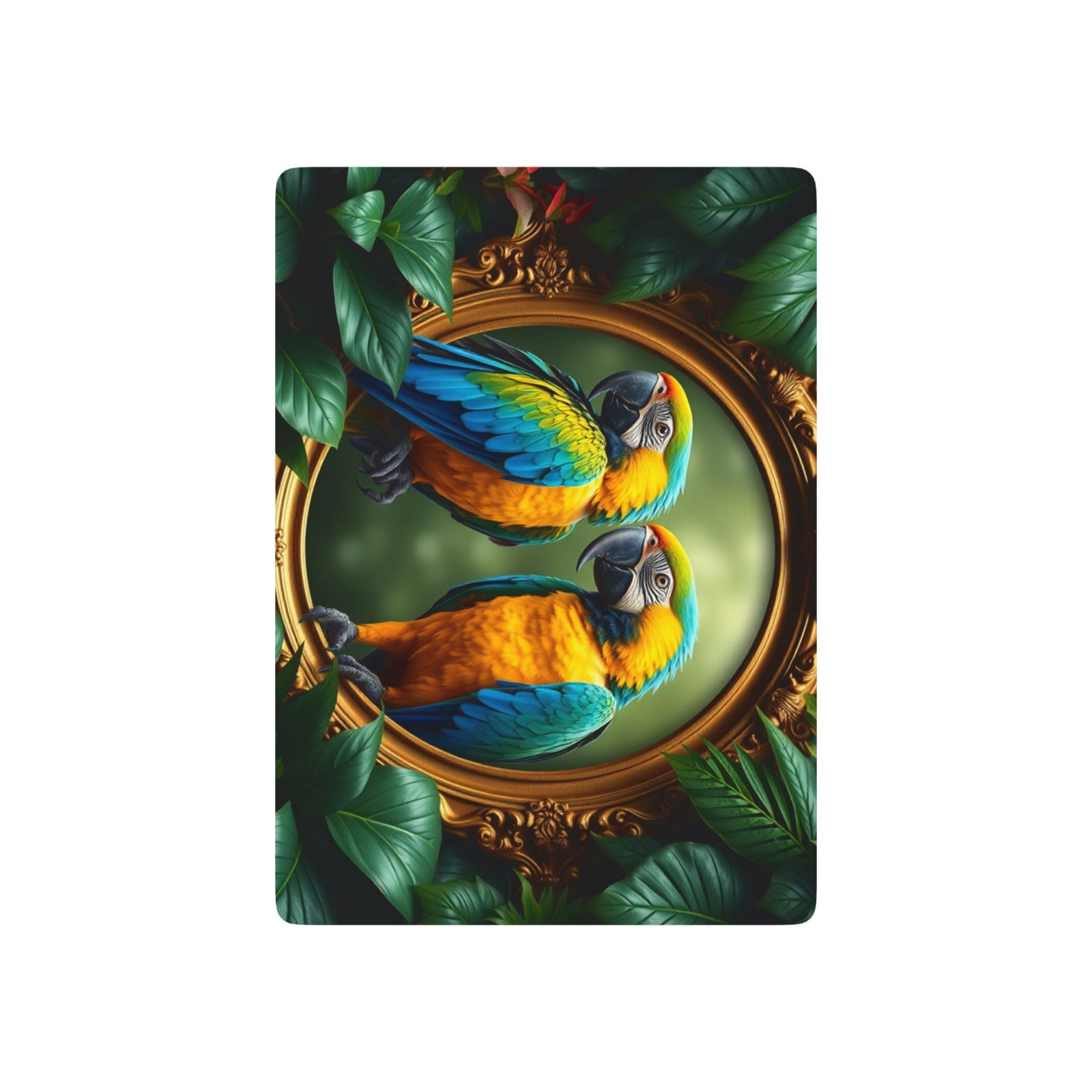 Poker Playing Cards - Framed Macaws