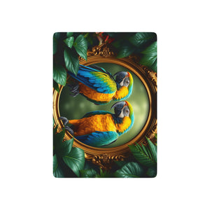 Poker Playing Cards - Framed Macaws