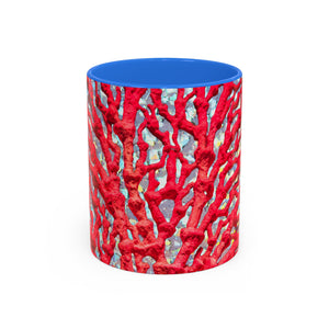 Colorful Mugs (11oz, 15oz), Disco Coral Reef Macro