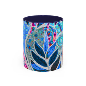 Accent Coffee Mug (11, 15oz), 8 Colors - Amazon Whimsy, blue