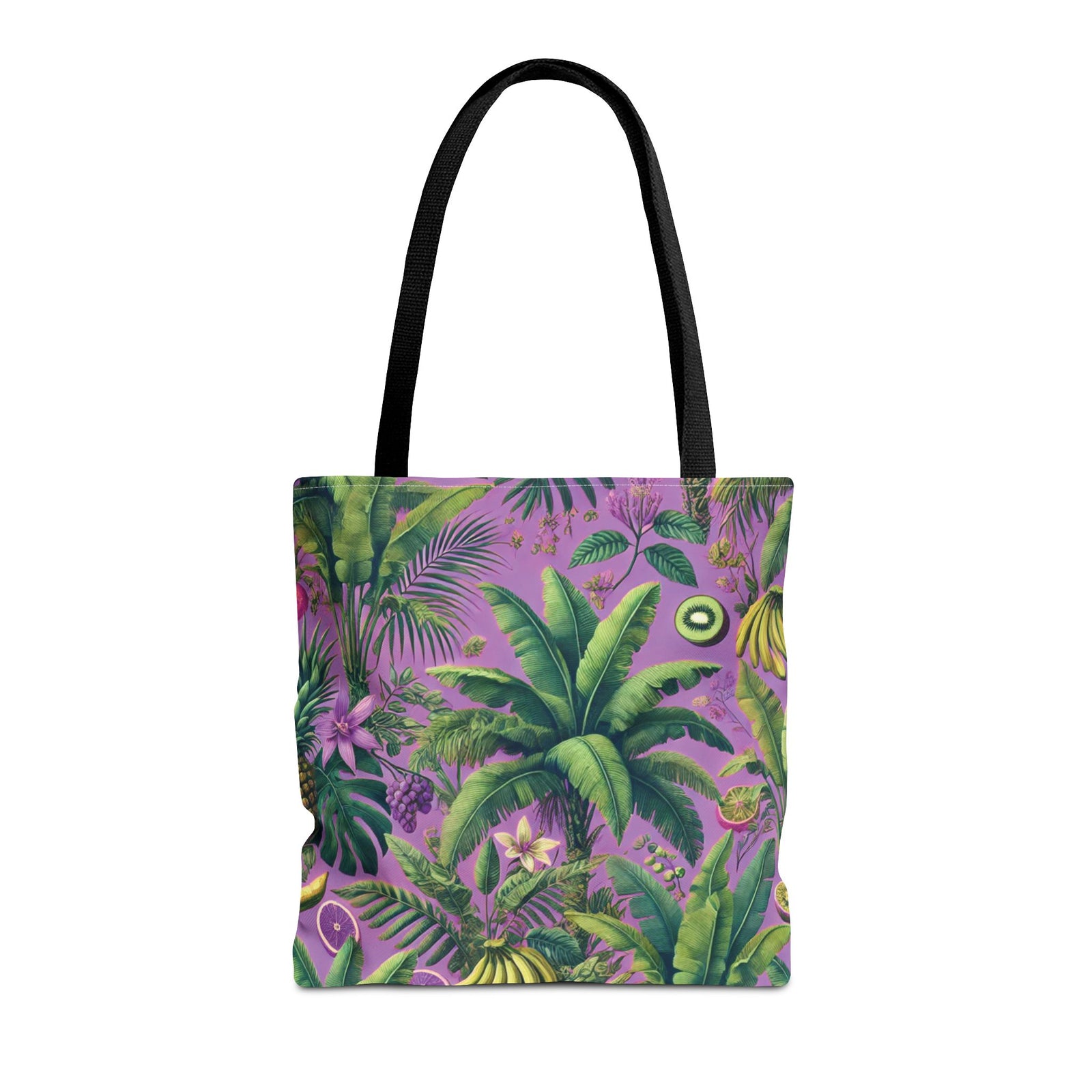More Tropical Fruit/Deep Lilac Tote Bag - 3 Sizes