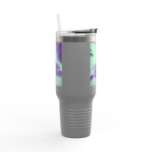Insulated Travel Mug, 40oz / Palm Glow Minty - Perfect for Outdoor Adventures