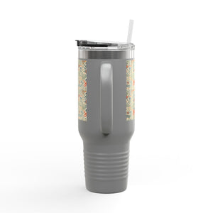 Insulated Travel Mug, 40oz / Mid-Century Octopus - Perfect for Outdoor Adventures