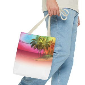 Watercolor Sunset Tote Bag - 3 Sizes
