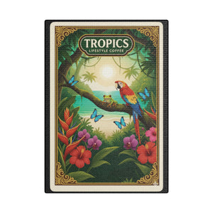 Tropical Wall Art — Seaside Rainforest Friends Coffee Brand Art