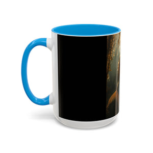 Colorful Mugs (11oz, 15oz), Three Mermaid Sisters, Black