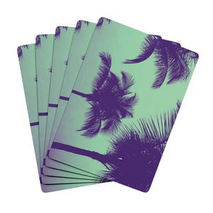 Poker Playing Cards - Palm Glow Mint