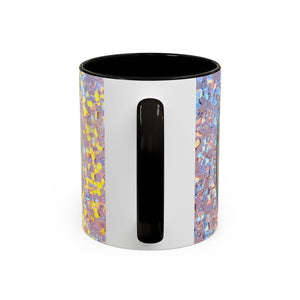 Colorful Mugs (11oz, 15oz), Disco Sand Dollar Macro