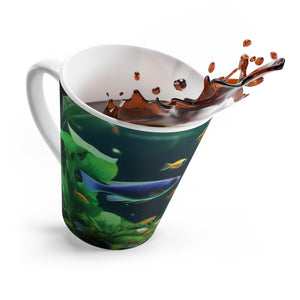 Copy of Latte White Mug - Tropical Fish Bowl #1