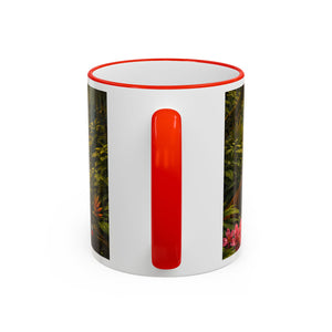 Accent Rim & Handle Mug — UFO & Tiger