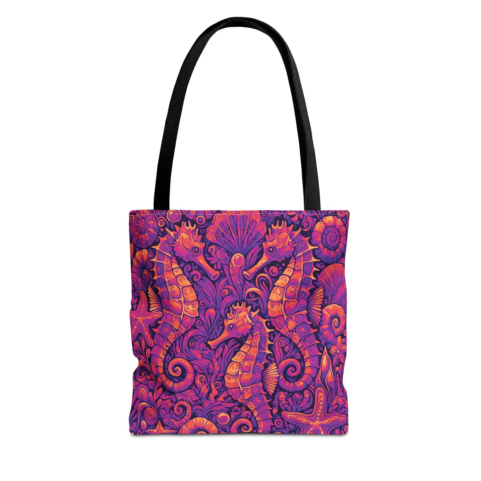 Seahorse Trio Tote Bag, Heatwave - 3 Sizes