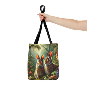 Tropical Sumatran Rabbits Tote Bag - 3 Sizes