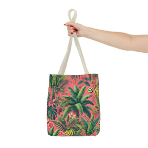 More Tropical Fruit/Coral Tote Bag - 3 Sizes