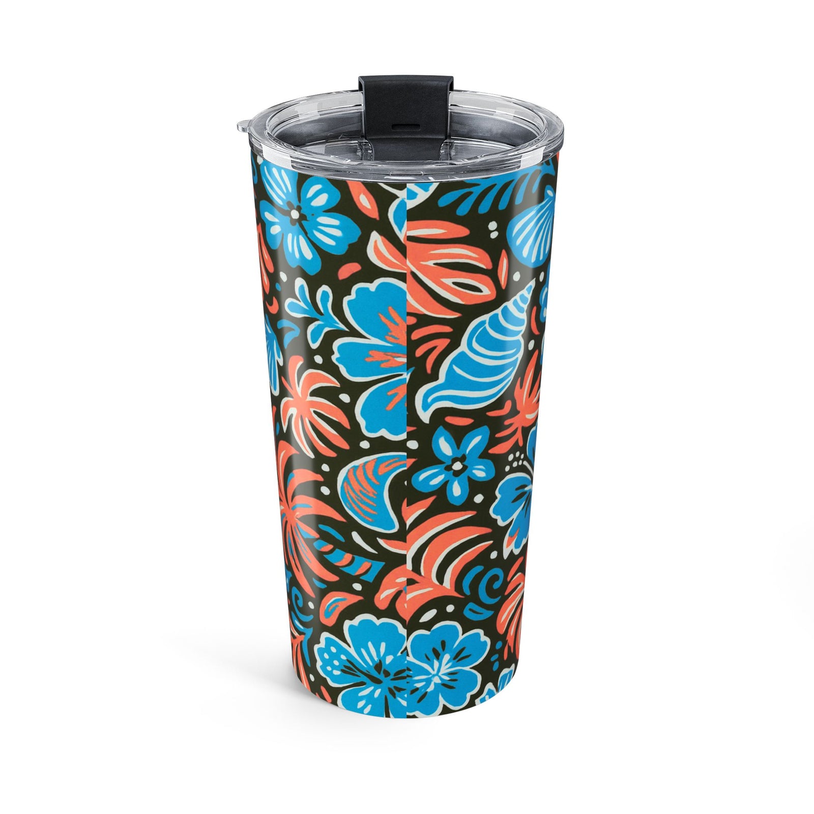 20oz Tumbler ~ Blue & Coral Beach Dreams Insulated Travel Cup