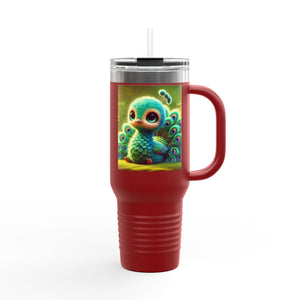 Insulated Travel Mug, 40oz / Baby Peacock - Perfect for Outdoor Adventures