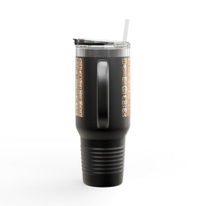 Funny Tiki Totems Insulated Travel Mug - 40oz - Perfect for Outdoor Adventures