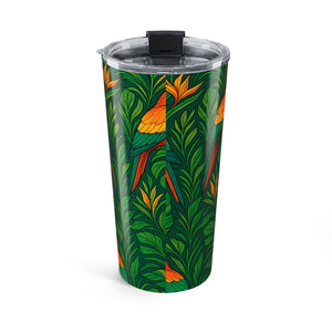 20oz Tumbler - Red Parrot Family Insulated Travel Cup