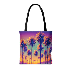 Sunset Palms Tote Bag - 3 Sizes