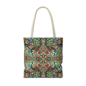 Kaleido Peacock Royals Tote Bag - 3 Sizes