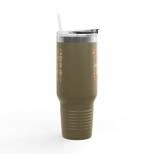 Insulated Travel Mug, 40oz / Tiny Tiki Dudes - Perfect for Outdoor Adventures