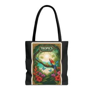 Tote Bag — Parrot Friends at Seashore, TLC Logo